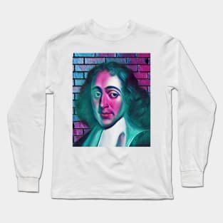 Baruch Spinoza Portrait | Baruch Spinoza Artwork 4 Long Sleeve T-Shirt